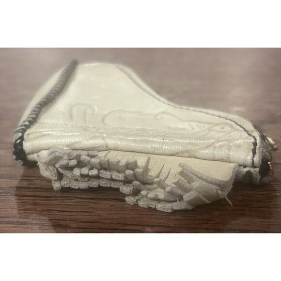 Cowboy White Leather Baby Boots Zip Up Causal - Picture 3 of 7